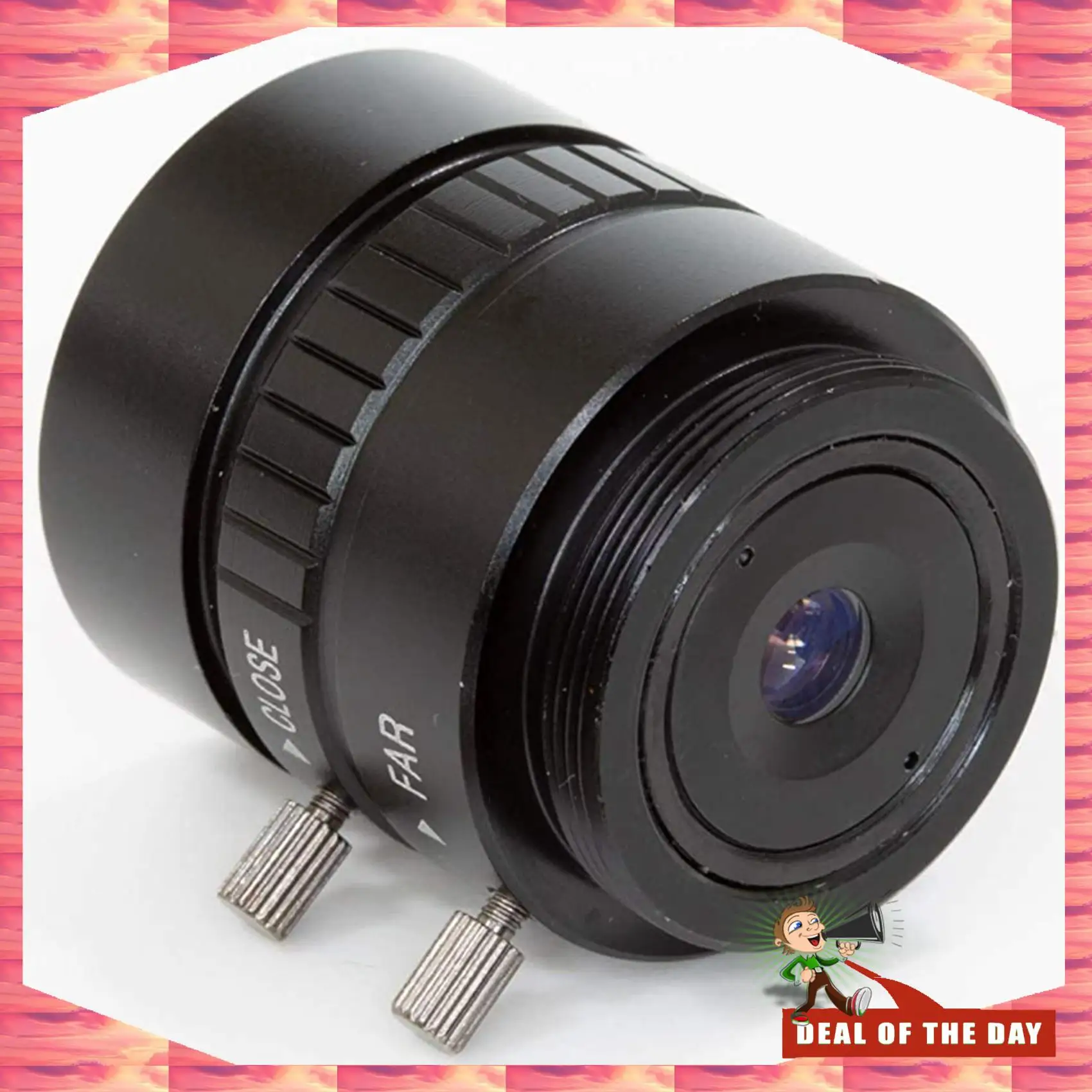 24-Hour Delivery CS-Mount Lens For Raspberry Pi HQ Camera, 12Mm Focal Length With Manual Focus And Adjustable Aperture