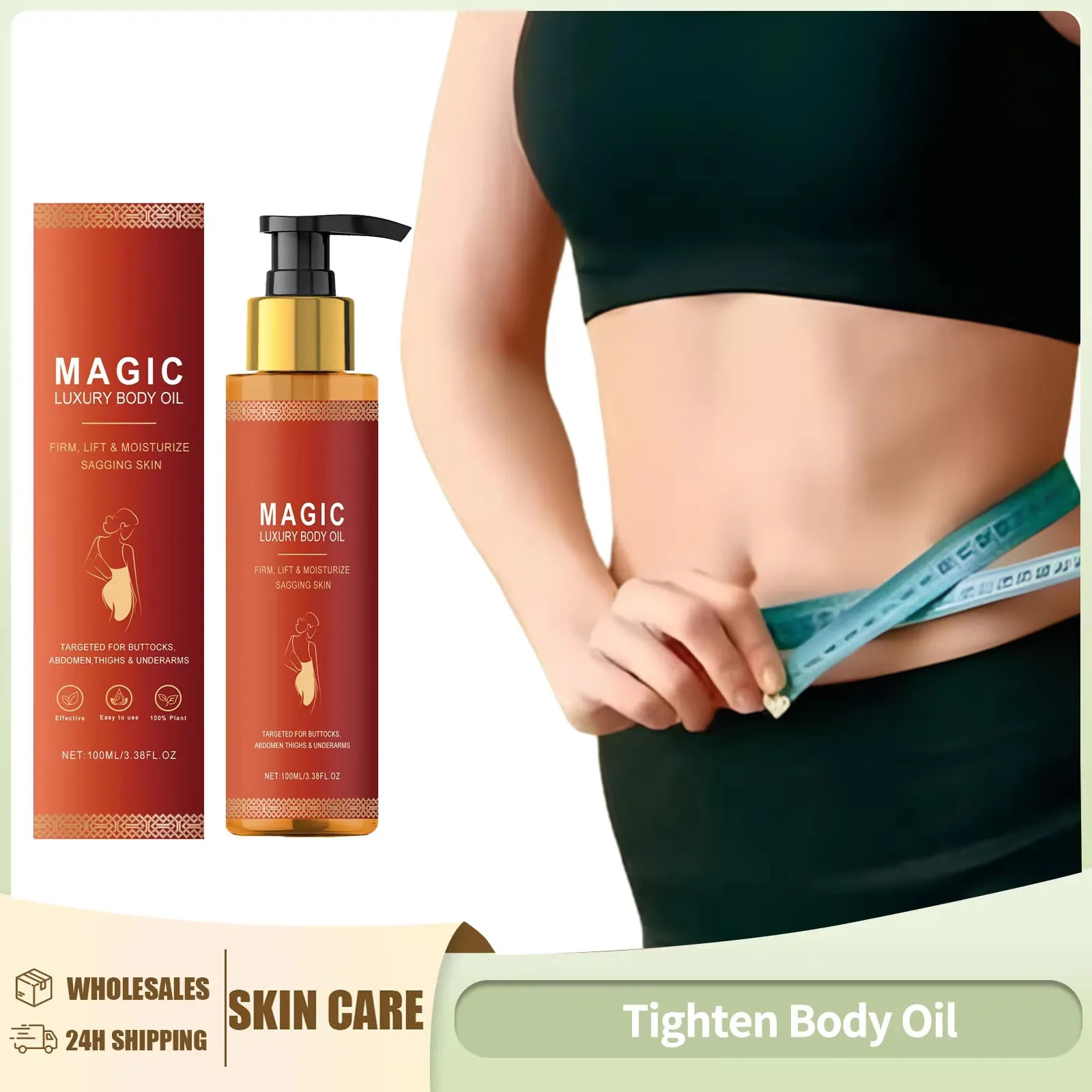 زيت ترطيب الجسم لشد البشرة وتحسين الجفاف والخشن والترهل وتفتيح البشرة بشكل سلس وتجديد شبابها مصل العناية بالبشرة #1