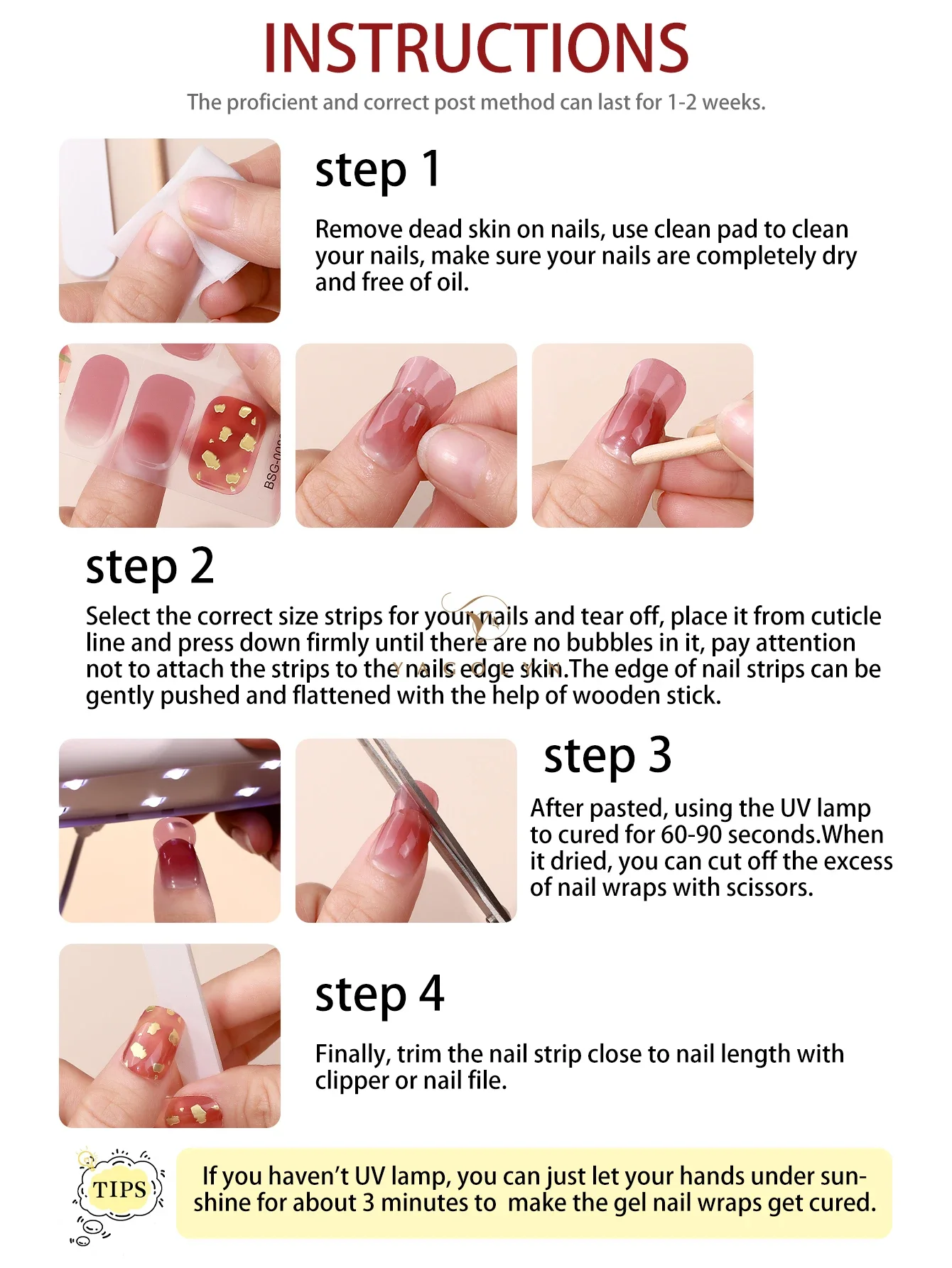 16 dicas linhas de ouro semi-curado gel adesivo de unhas glitter lantejoulas tiras de esmalte de longa duração cobertura completa gel arte do prego adesivos