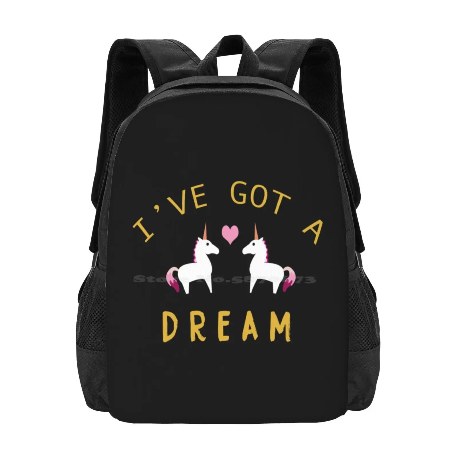 Ive Got A Dream Hot Sale Schoolbag Backpack Fashion Bags Tangled Sun Tangled The Series Lanterns Tangled Adventure Varian