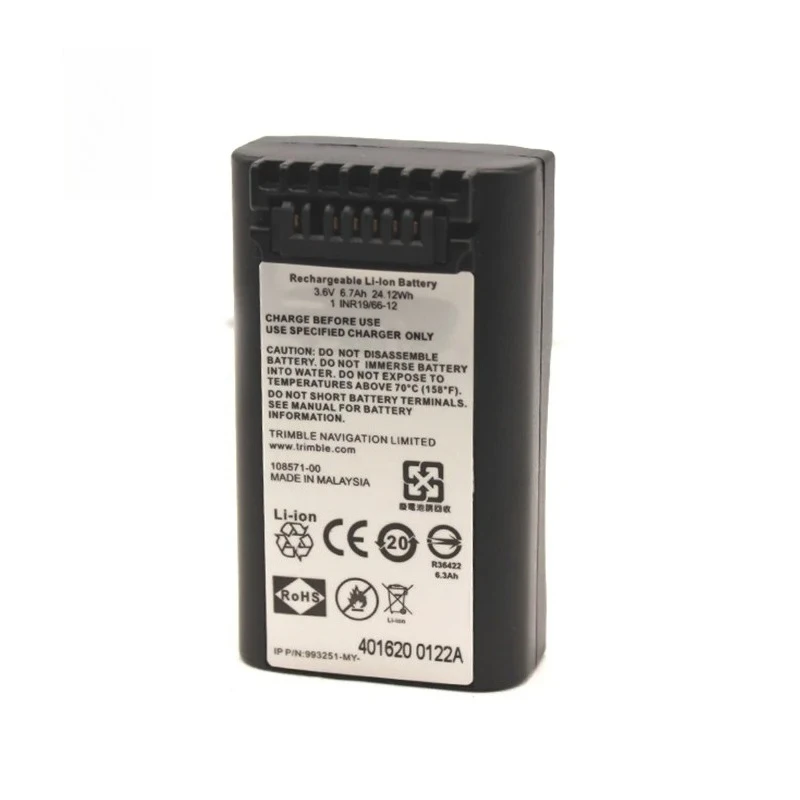 For 67201 3.6V 6700mAh Total Station Rechargeable Battery