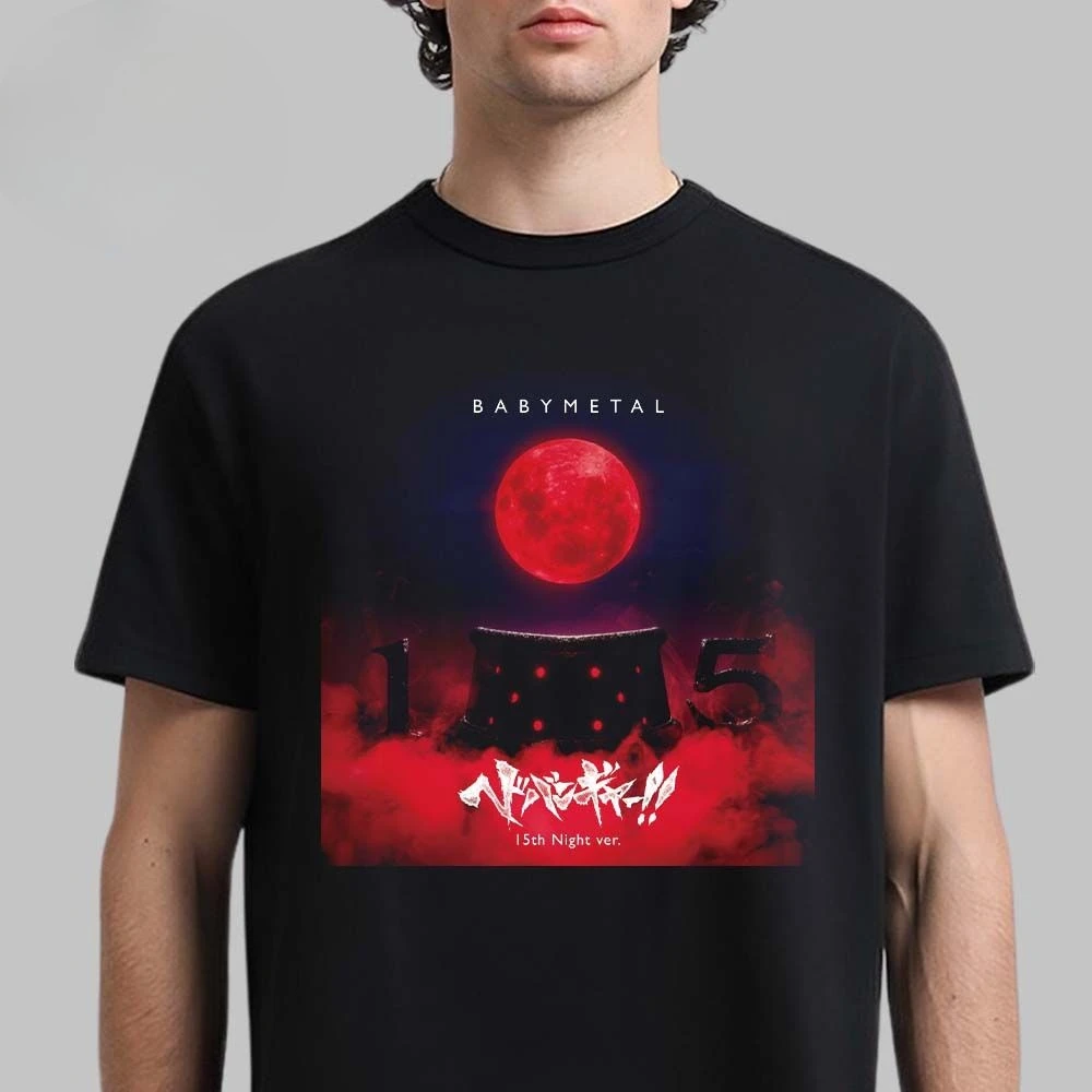 New Babymetal Cotton Band Shirt Unisex Summer Short Sleeve Fashion Brand Tee Luxury Casual Vintage