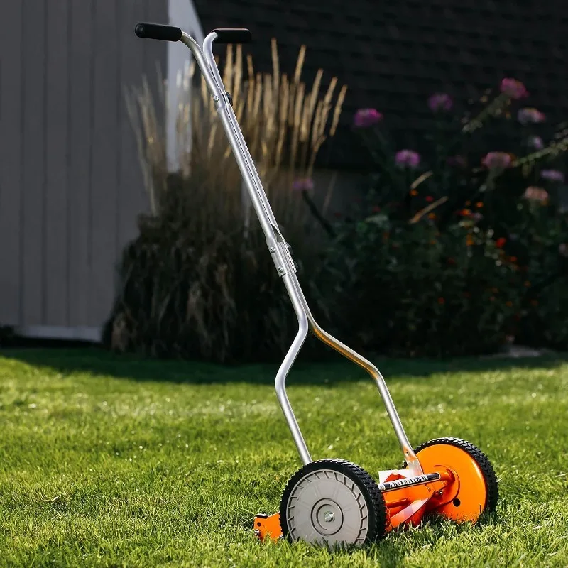 

Mower, Red 1204-14 14-Inch 4-Blade Push Reel Lawn Alloy Steel