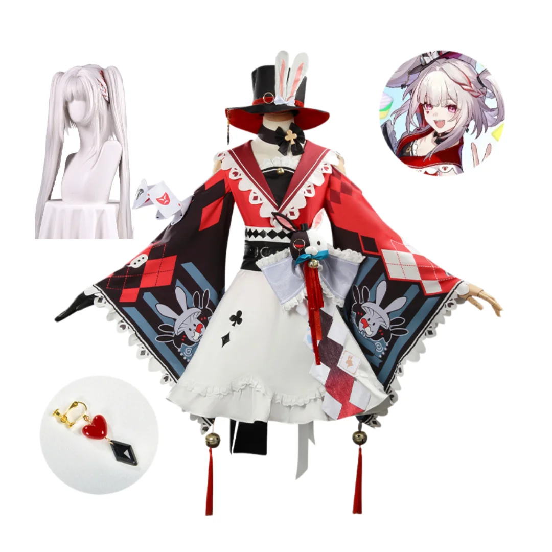 

Honkai Star Rail Sparkle Cosplay Costume Wig Full Set