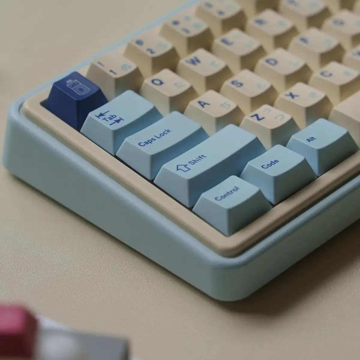 Tema de iogurte conjunto completo de teclas de teclado mecânico de eixo magnético PBT sublimação quente fábrica original