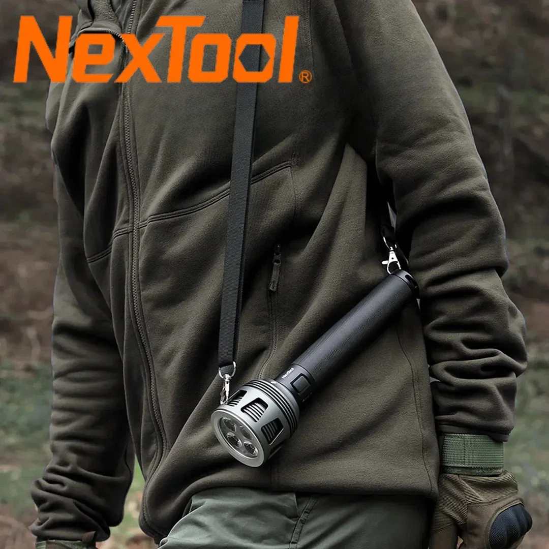 Imagem -02 - Nextool-lanternas Led de Alta Potência 3600lm 450m 10000mah Lâmpada de Alta Luz Ipx7 Impermeável Usb Recarregável Tocha Exterior Camping