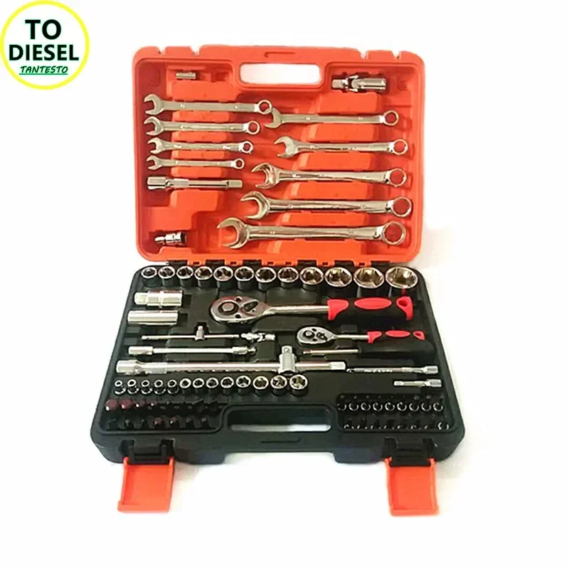 Set Alat Perbaikan Kunci Pas Mobil Alat Injektor CRIN 82 Buah