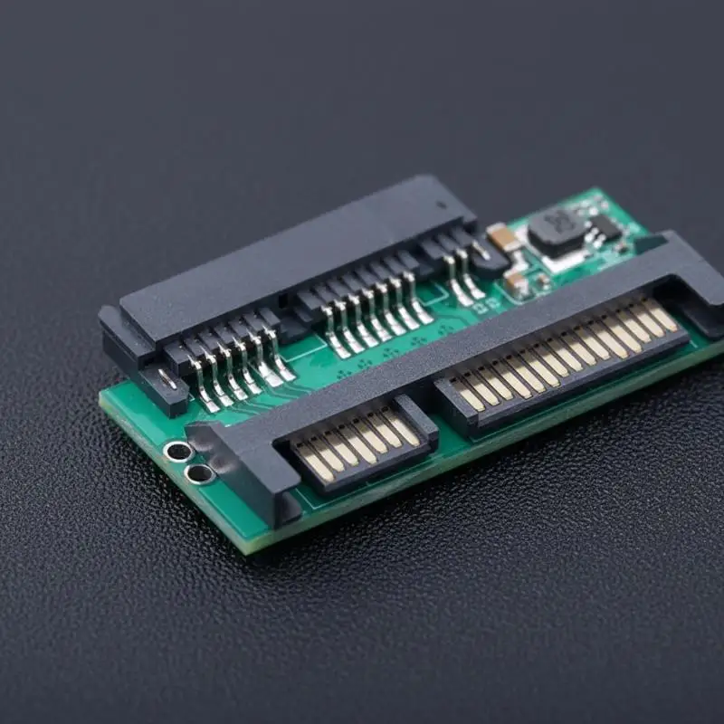 1.8 Inch Micro SATA To 2.5 Inch SATA Adapter Card 3.3V 22PIN Converter For Laptop SSD Adapter Computer Adapters