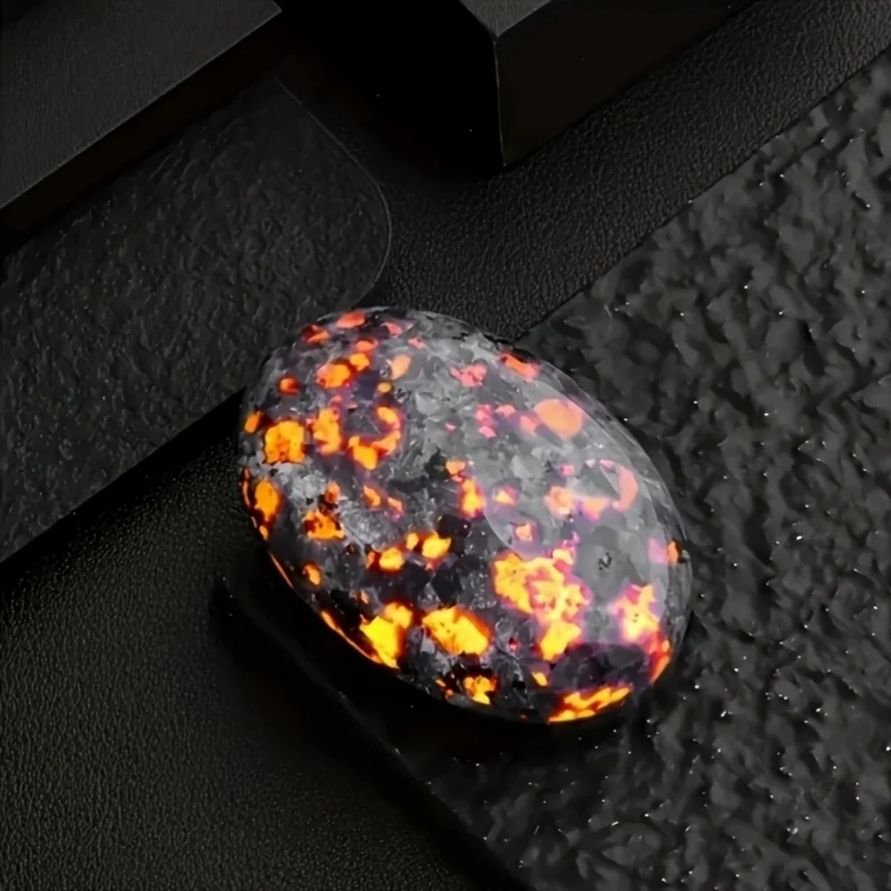 Hot Selling Nayural Yooperlite Tumbled Stones Rock Pocket Flame Stone Healing Crystal Quartz Yooperlite Tumbles for Meditation - Image 4