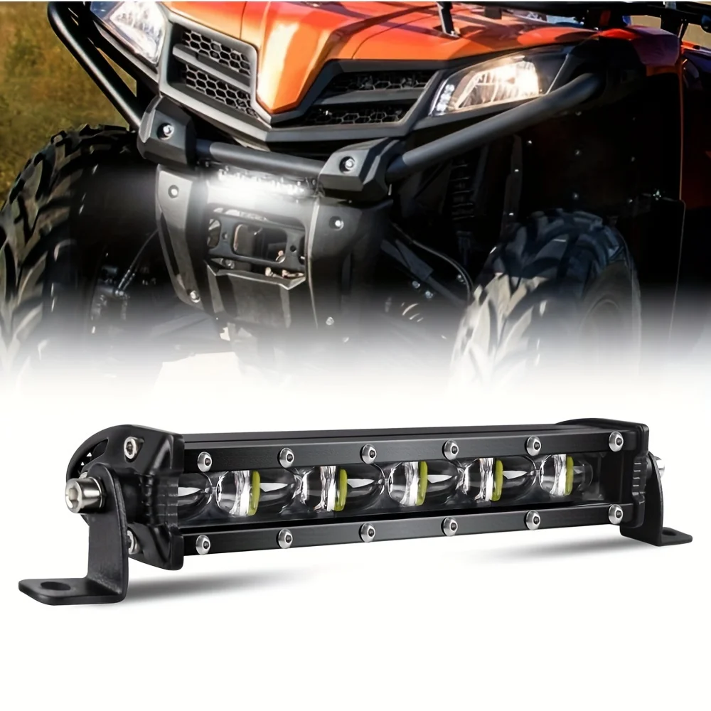 

Led light bar , 7 Inch Single Row Led Light Bar Pods Ultra-Slim led work light for truck car