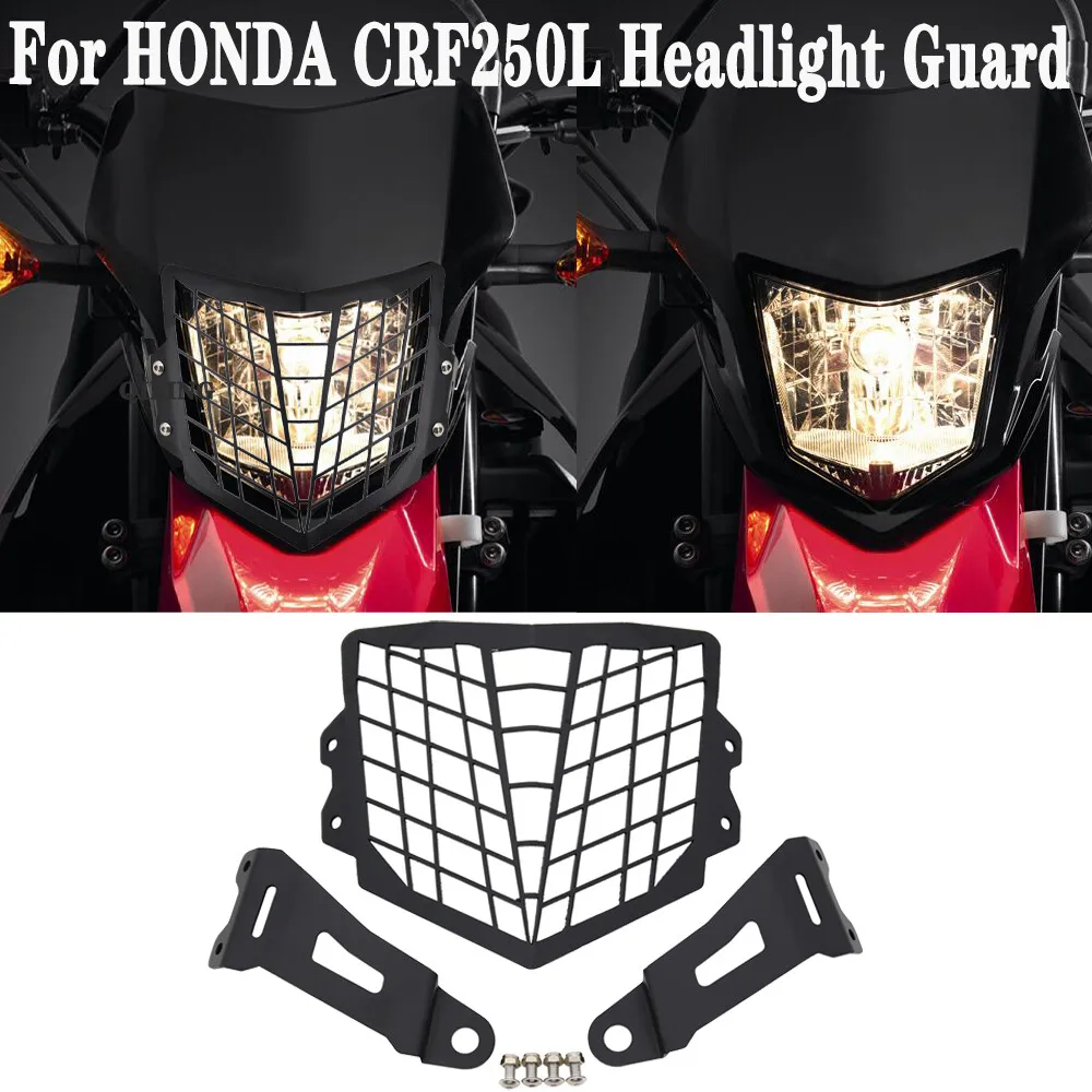

FOR Honda CRF300L 2021-2025 CRF300L Headlight Grille Guard Protector Cover Headlight Grille Guard Protector Cover