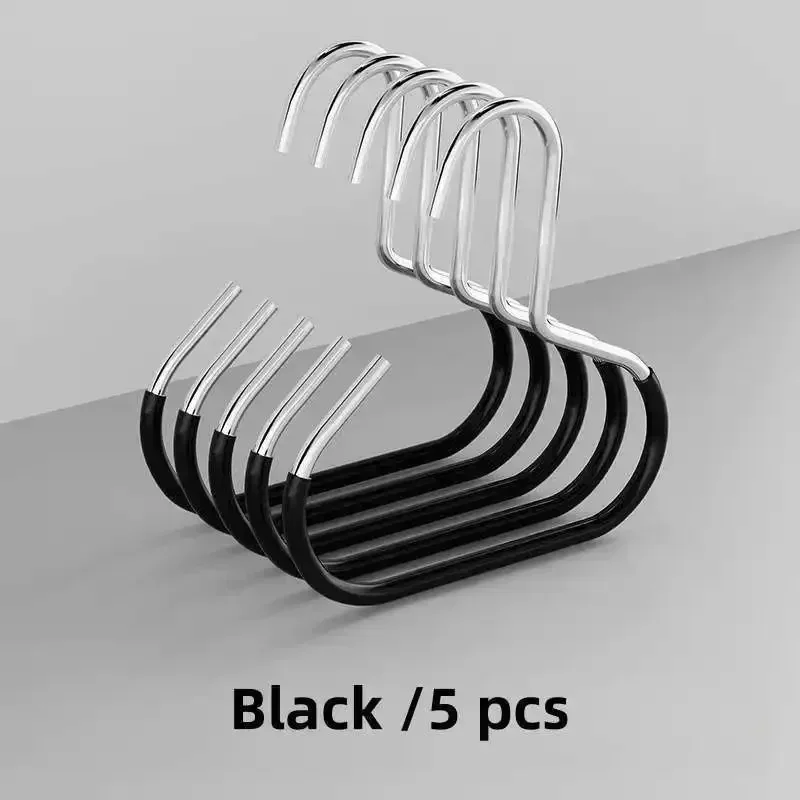 5 قطع من رف تخزين القبعات، رف تخزين رف غير قابل للانزلاق، خطاف تعليق حلقي إبداعي، يستخدم في الملابس الداخلية وشاح ربطة القبعة