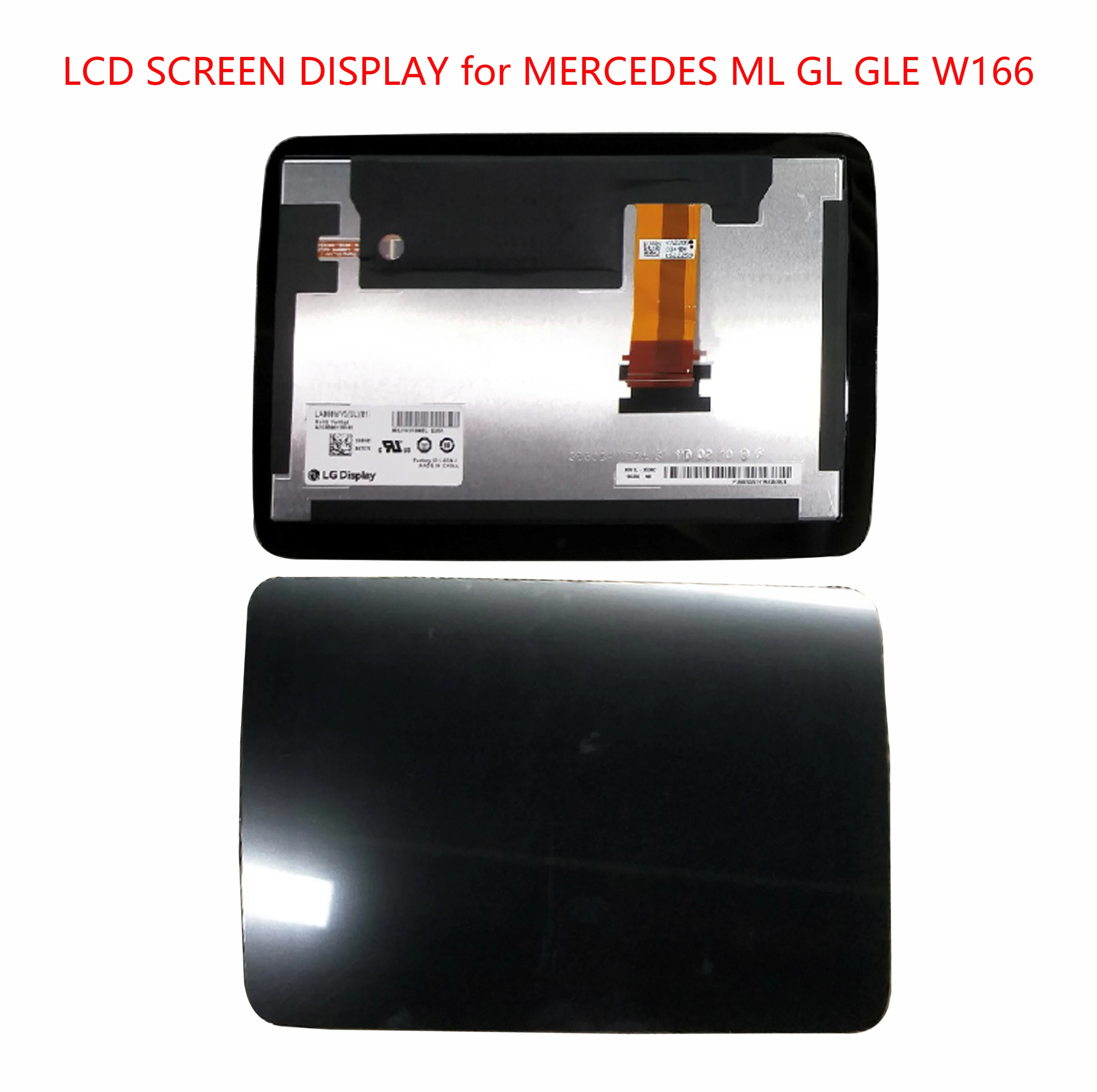 

LG 8" LCD SCREEN DISPLAY for MERCEDES ML GL GLE W166 Klasse W176 W246, W242 W117 / C117 GPS SAT NAV OEM A1669000115