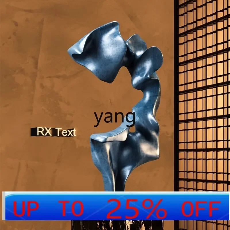 LMM abstract art special-shaped sculpture floor-to-ceiling ornament new Chinese entrance