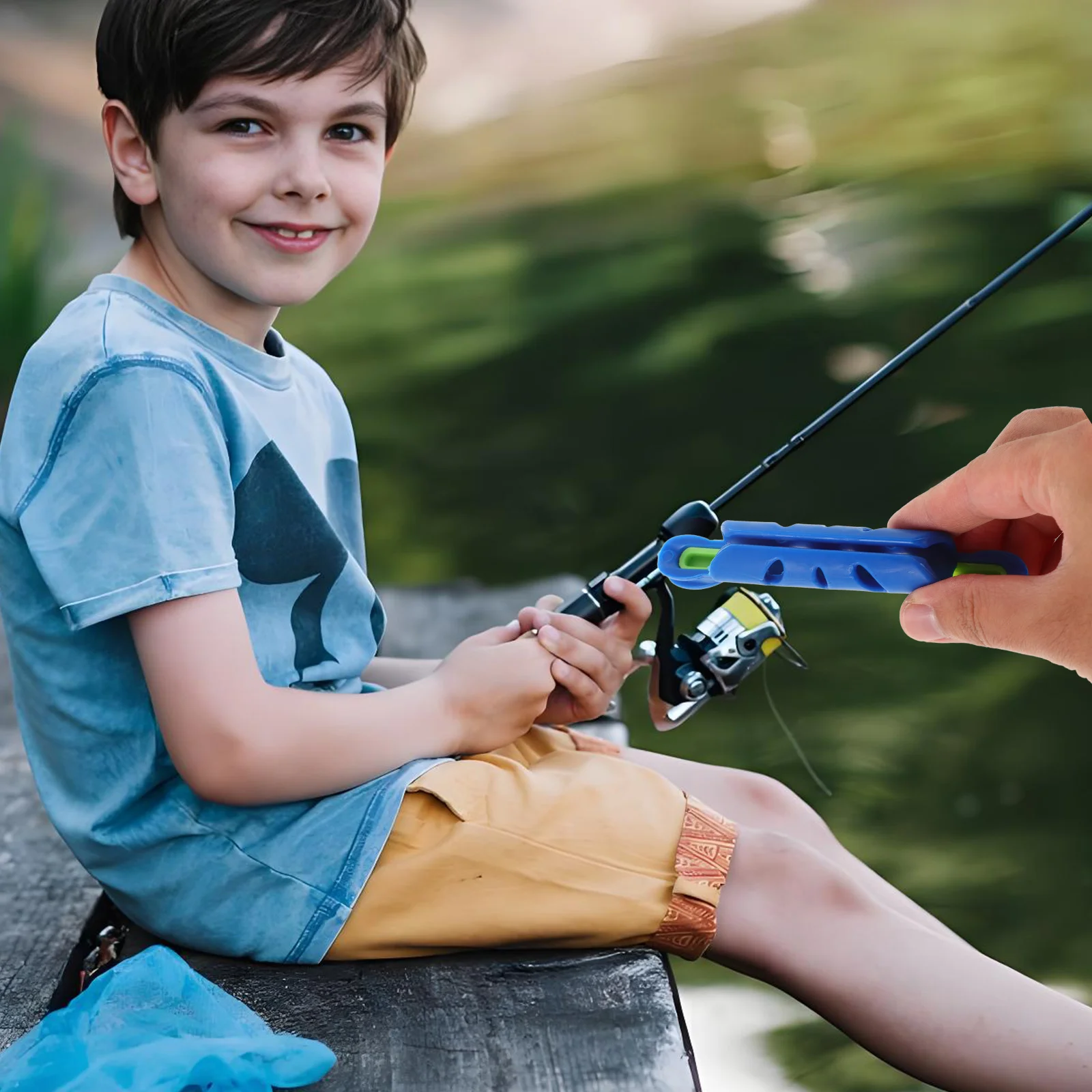 

s Fishing Accessories Rod Wire Rap Board Winding Line ganizer Blue Plastic Rope Winder Durable Portable Spinning Casting Fishing