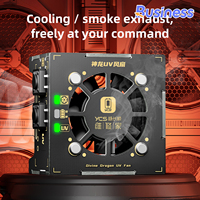 YCS Cooling & Curing Fan Tools Kit for Mobile Phones Fast Cooling and UV Curing 2 in 1 Maintenance Smoke Exhaust UV Fan Set