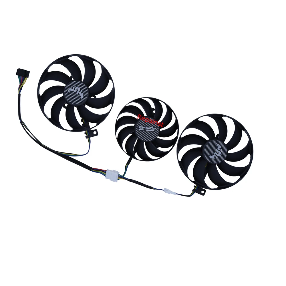 3Pcs/Set,CF9010U12D,Video Card Fan,GPU Cooler,For ASUS TUF3 RX 5700XT OC 8G EVO GAMING,TUF3 RX5600XT RX 5600 XT OC 6G EVO GAMING