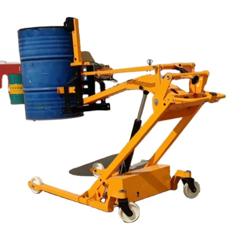 2024 hot sale 500kg  Curved Arm Pallet Truck Manual Forklift oil Crank