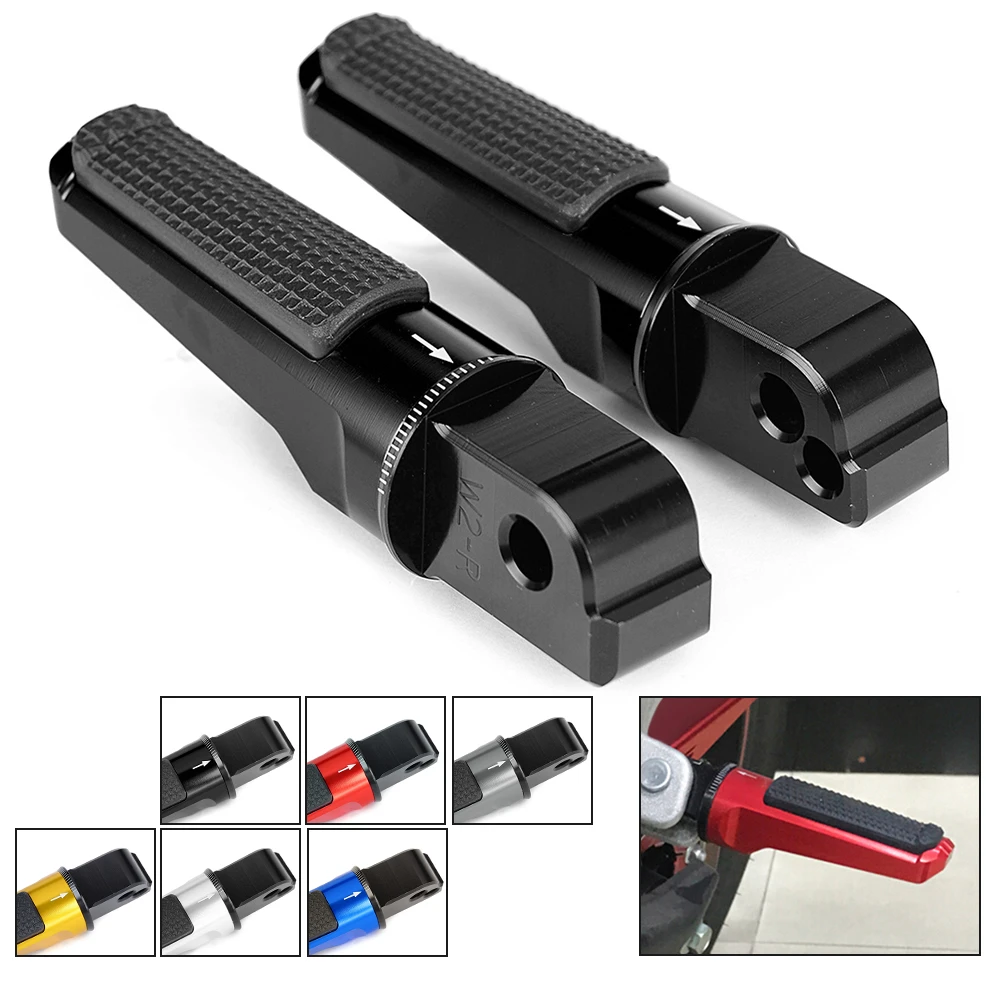 Motorcycle Rear Foot Pegs Rear Passenger Pedals For BMW S1000R S 1000 R 2014-2019 S1000 RR S1000RR 2009-2019