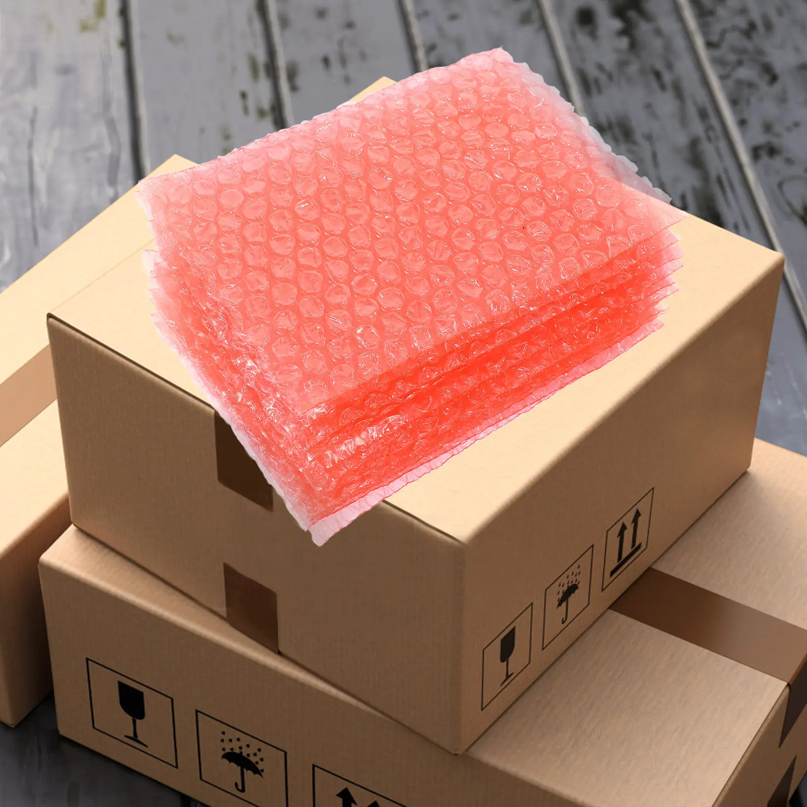 100 Pcs Anti-Static Bubble Bags Packaging Envelopes Pouches for Shipping Packing