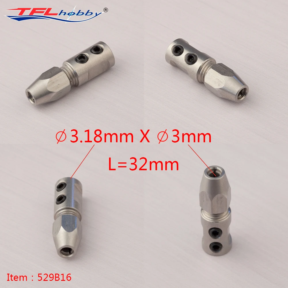 Originele TFL-onderdelen! 3 mm-3,18 mm multi-specificaties Koppeling voor RC-boot