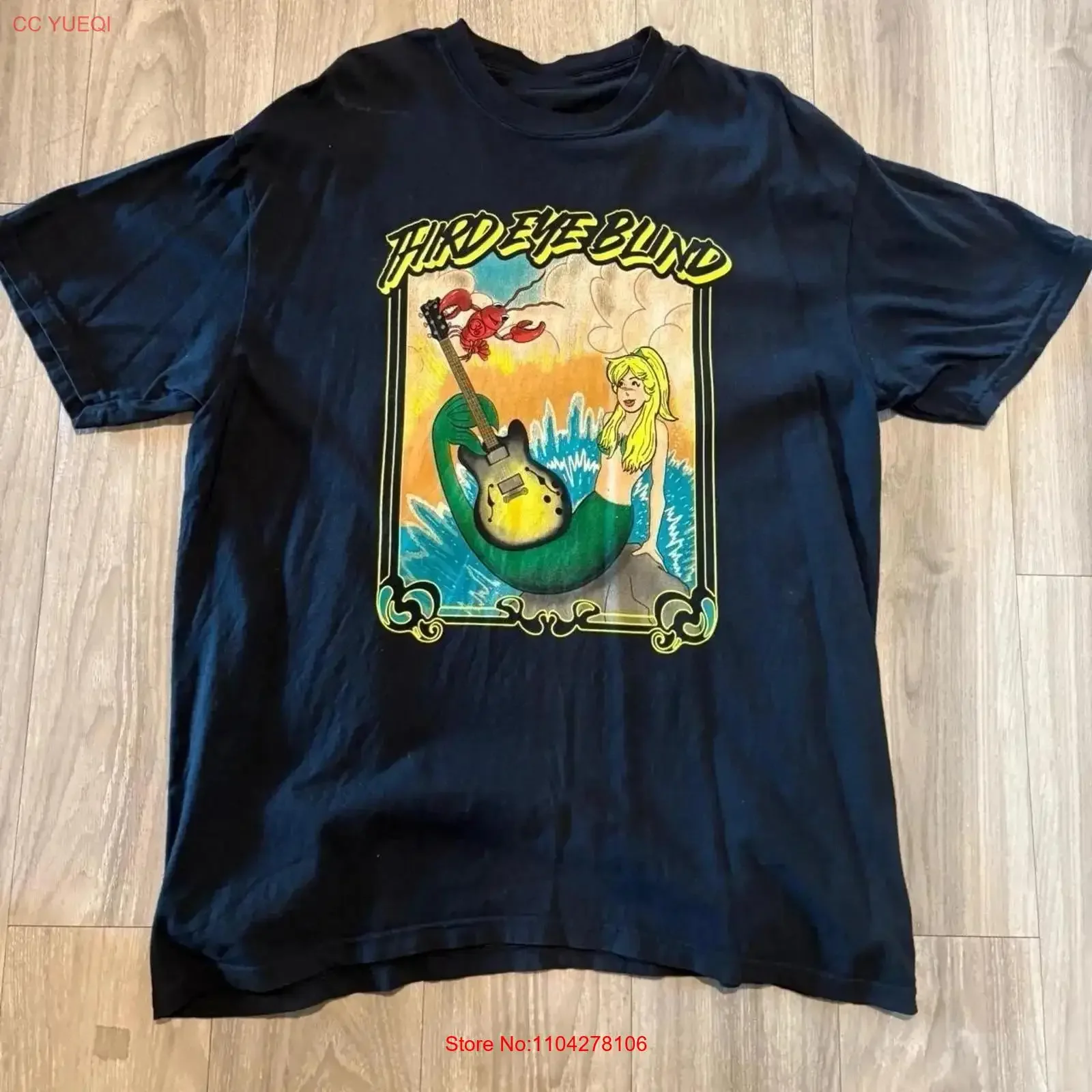 Hot Popular Third Eye Blind Band Blue Black Cotton T Shirt S to 5XL CO_408 long or short sleeves vintage Washed Comfortable