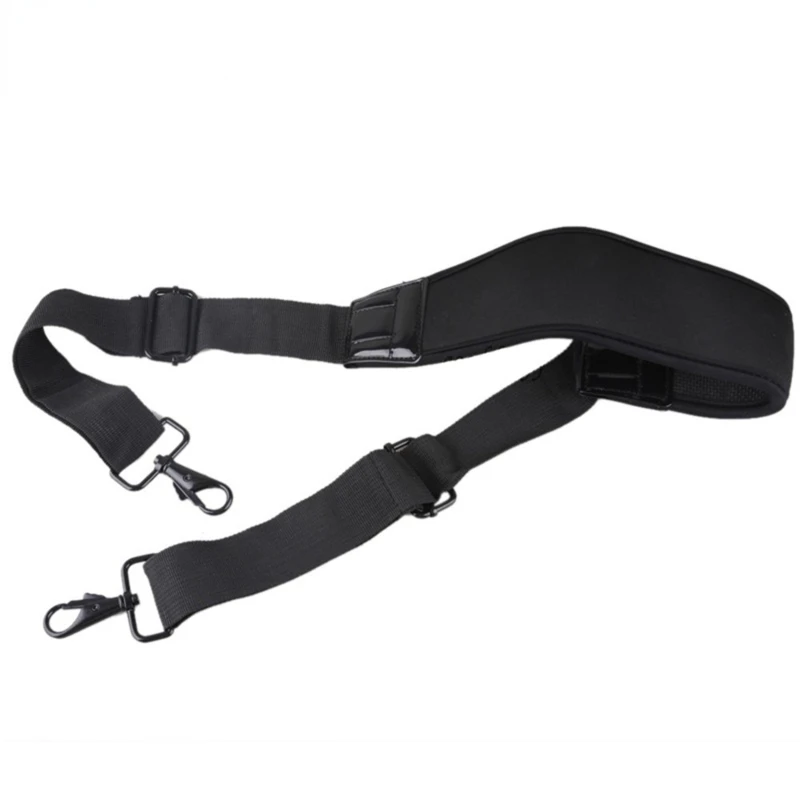 Computer Camera Decompression Elastic Shoulder Strap Stabilizer Black Adjustable Shoulder Bag Strap With Double Hooks Laptop