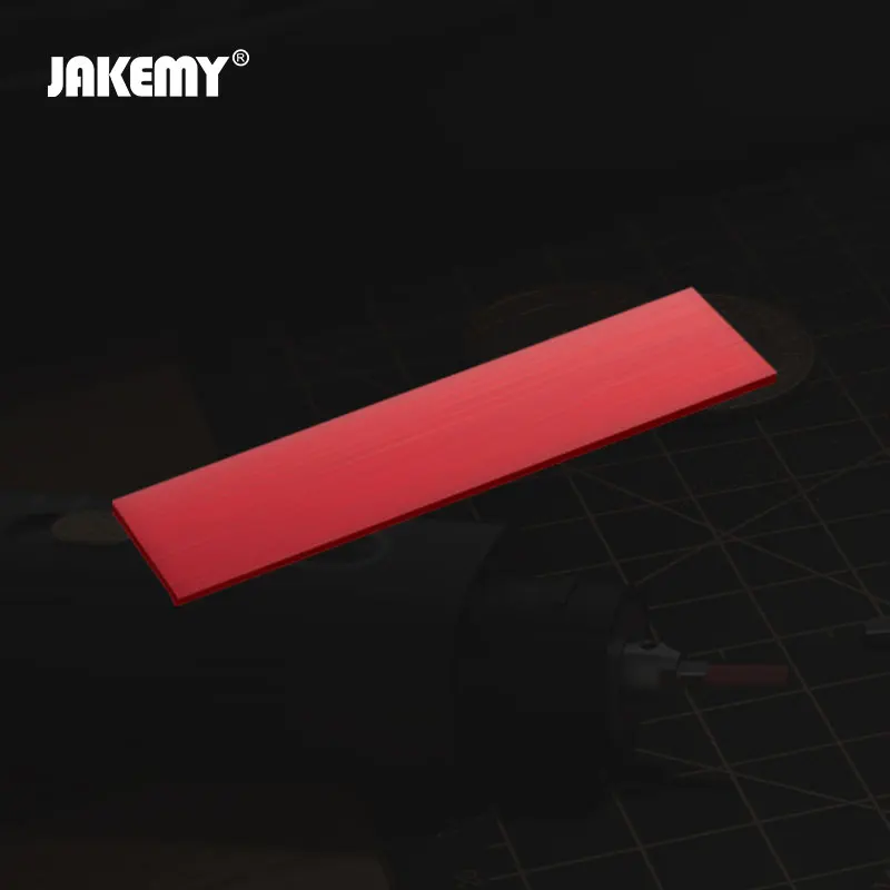 JAKEMY Red 600 Grit 800 Grit Polishing Stick Rectangular Oil Stone Strips 4mmx20mm Medium Hardness Ultrasonic Cutter OEM Model