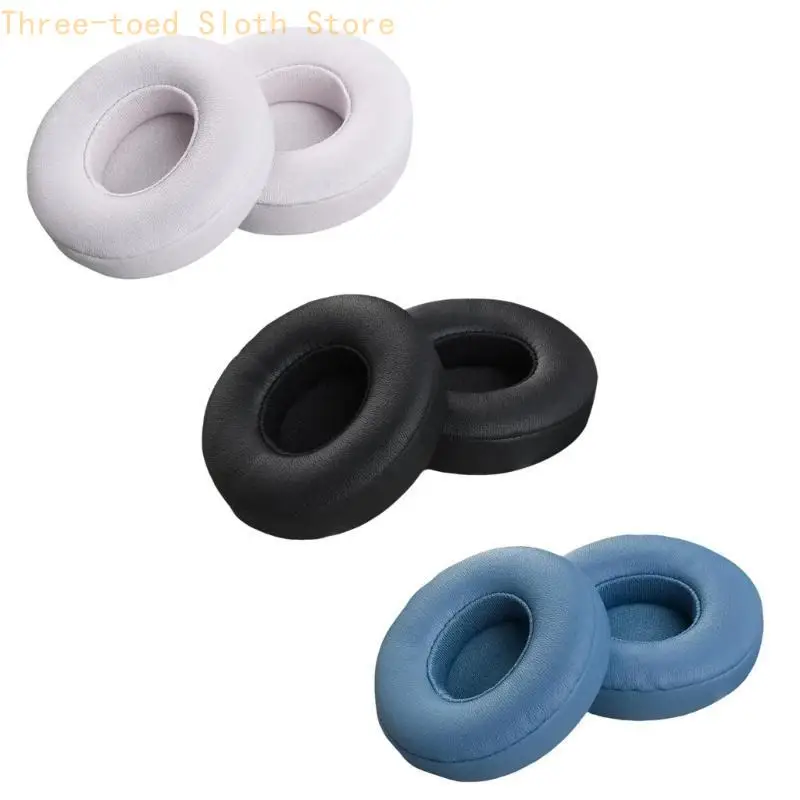 2pcs/par almohadilla para auriculares montados en cabeza con cubierta del auricular almohadilla mejorada