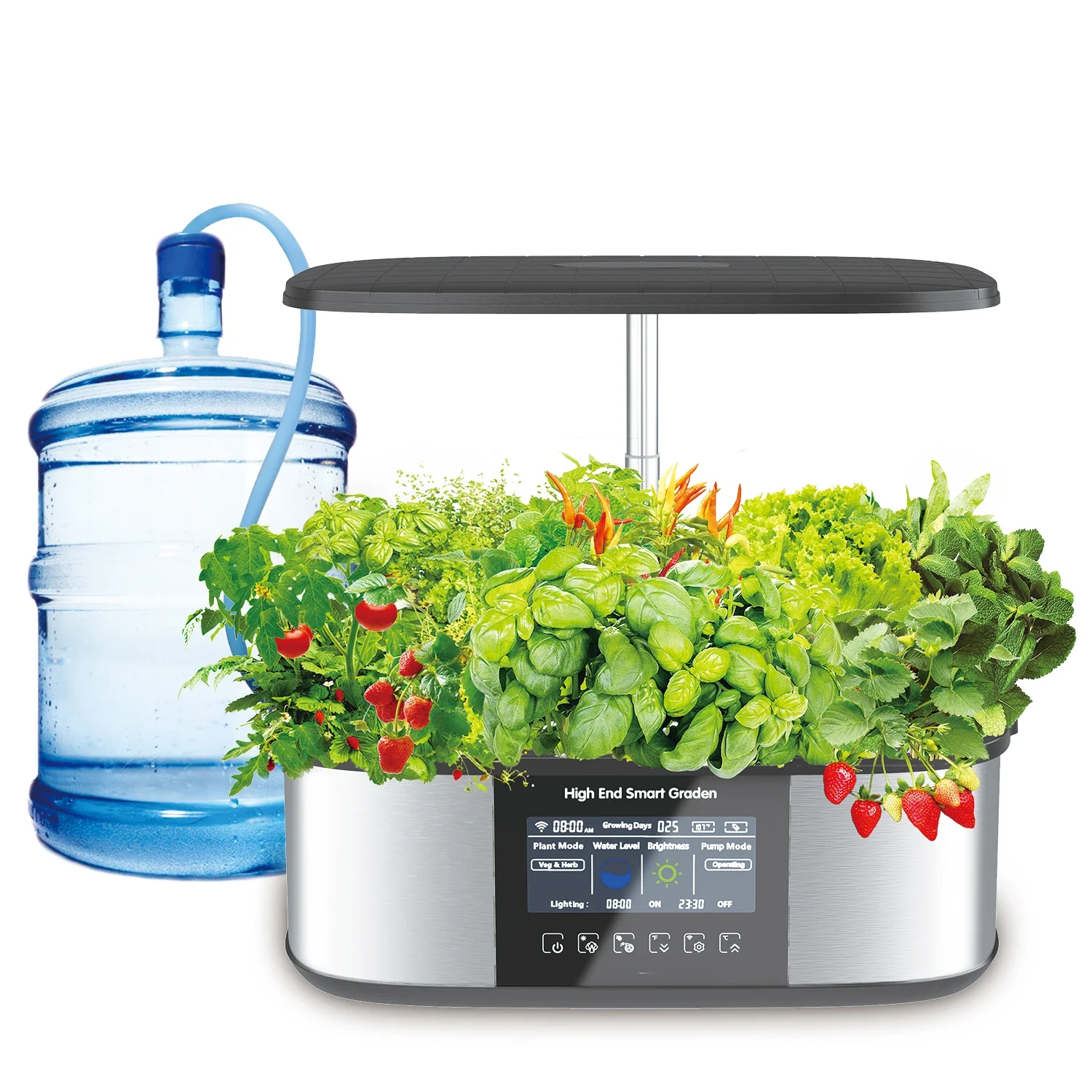 Smart Control 20pot Patent Stainless Steel Home Hydroponic System Hydroponic Systems Indoor  Hydroponic System for Home