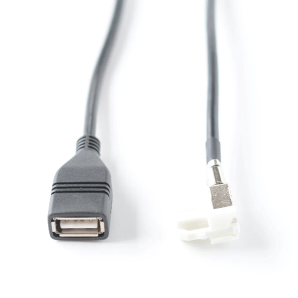 4 دبوس كابل فيديو USB كابل فيديو CIC الأسلاك تسخير أسود راديو السيارة موصل تركيب سريع 100 سنتيمتر طول الخط #3