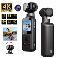 Up To 128GB 4K Pocket Digital Camera 1.33Inch Screen 270 Degrees Rotate Wifi Transmission Record Portable Sport Motion Camera
