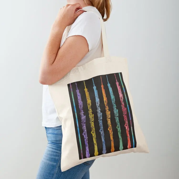

Rainbow of Oboes Tote Bag eco pack free delivery bags tote bags cloth bags shoping bag