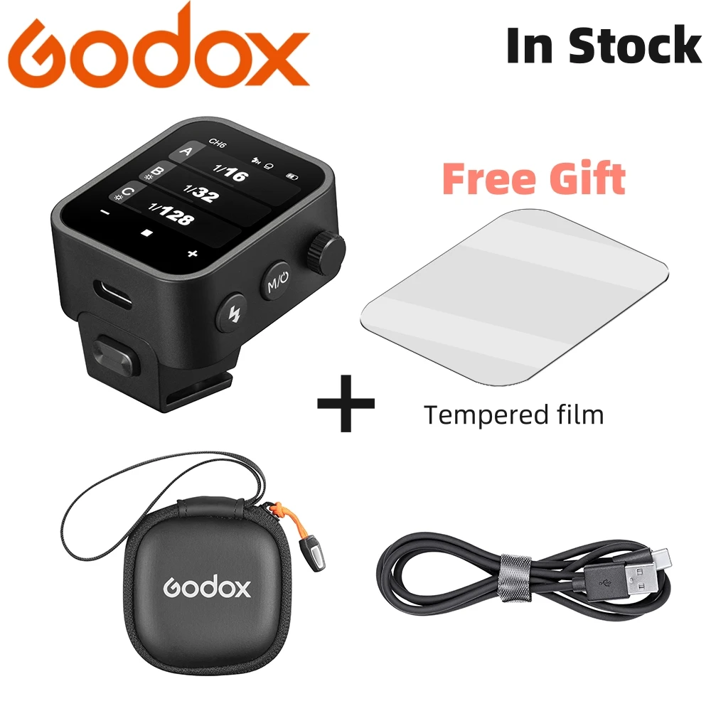 Godox X3 Flash Trigger C/N/S/F/O Wireless Flashes Trigger TTL HSS Touch Screen Transmitter for Canon Nikon Sony X3 Tempered Film