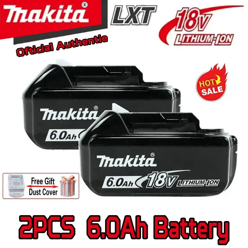 

100% original Makita 18V 6.0Ah Rechargeable Battery for Makita 18V BL1830 BL1830B BL1840 BL1840B BL1850 BL1850B Power Tools