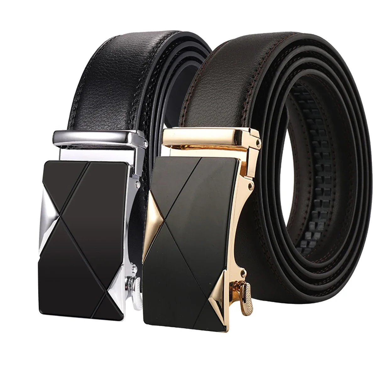 

Men's Belt, New Military Automatic Buckle, Men's Belt, Student Trendy Korean Version, Casual High-end Youth Belt, Trendy Men