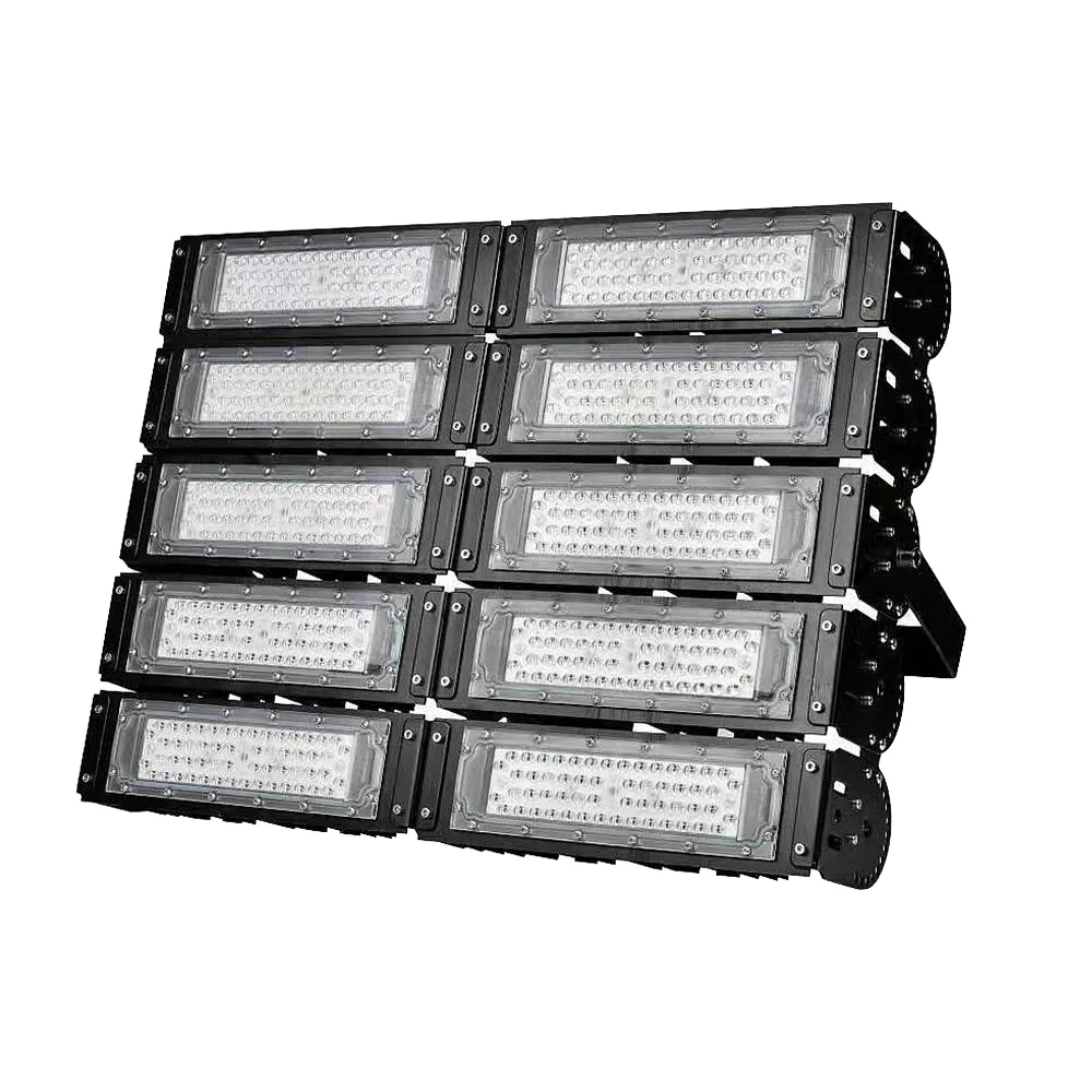 Professional Grade Football Field Lighting High Power SMD LED Stadium Flood Lights with 5 Years Warranty IP65 Waterproof
