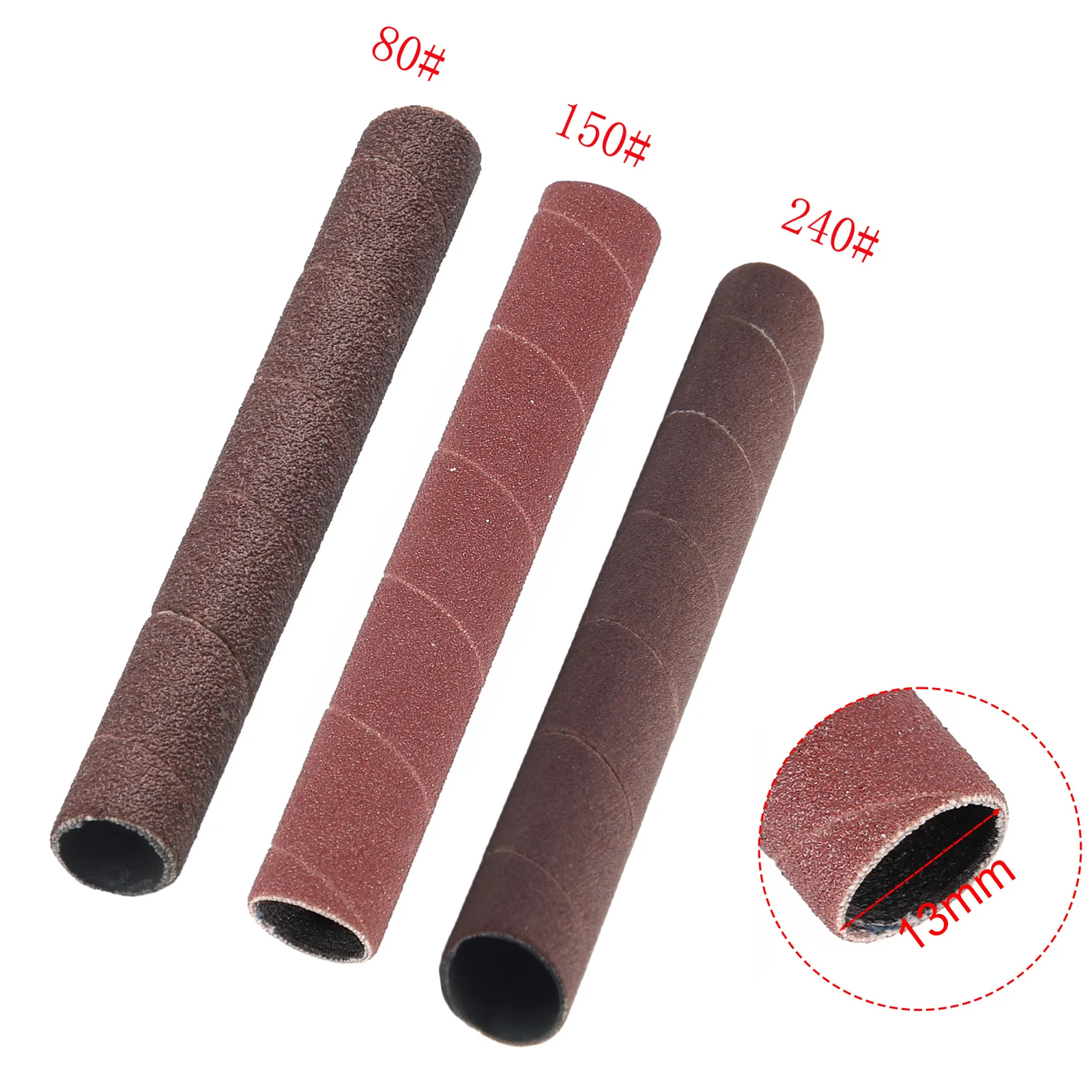 1PC 4.5inch Sanding Drum Sleeves Sanding Paper Drum Polishing Tools 80/150/240# Vibrating Spindle Sander Sleeves Polishing Tools