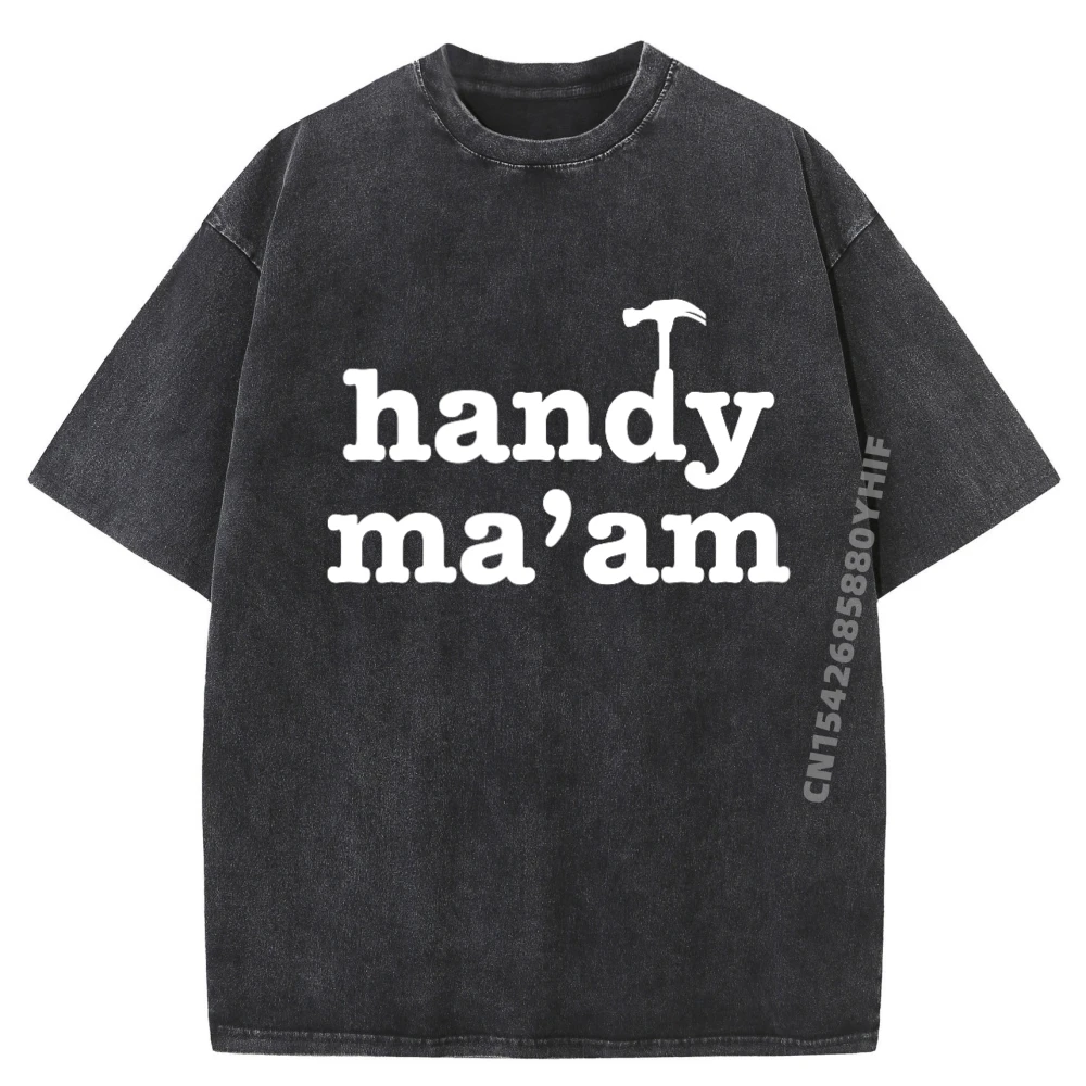 

Handy Ma Am Tools Female Woman Maintenance Worker 3d Printed T Shirts Autumn Washed Men's Graphic Shirt