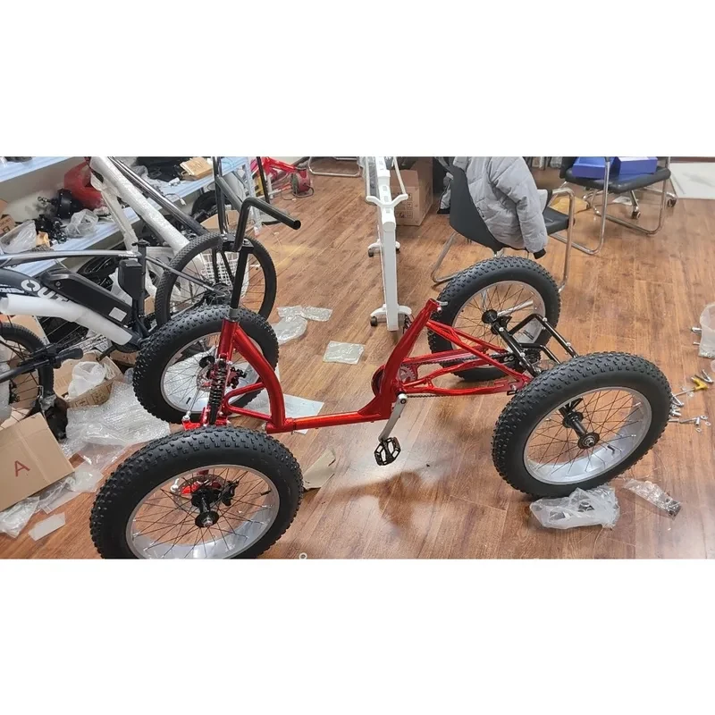 

Cargo Red Black Tire Off Road Pedal Quad Snow