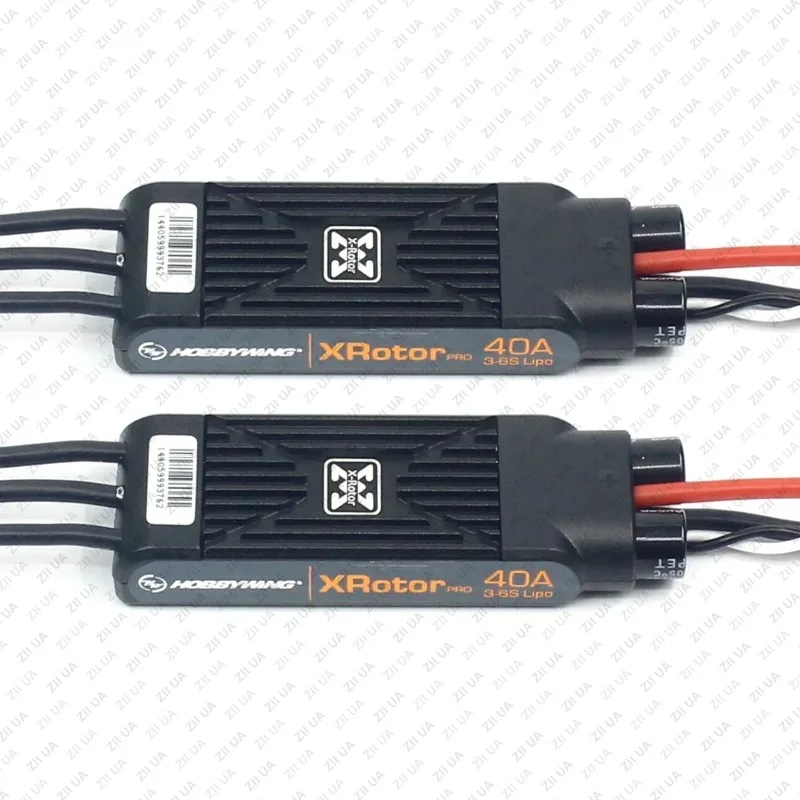 Hobbywing XRotor Pro 40A ESC No BEC 3S-6S Lipo Brushless ESC DEO for RC Drone Multi-Axle Copter F19256/7 2PCS