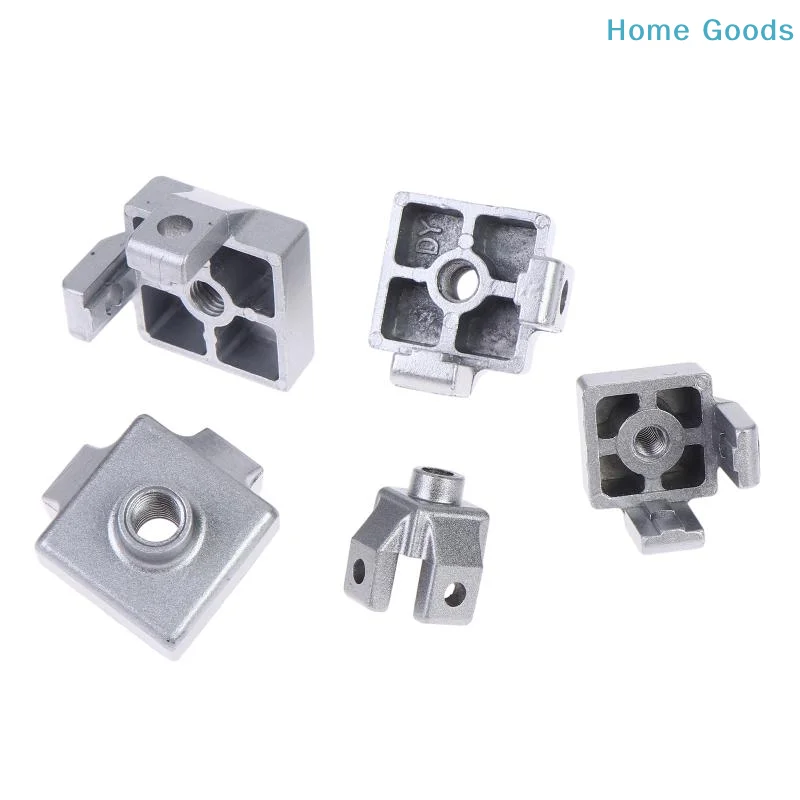 Aluminum Profile Caster Foot Wheel Cup Connection Block M8 M10 M12 2020 3030 4040 4545 Fixing Block for End Connection