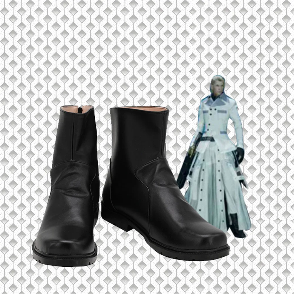 Final Fantasy VII FF7 Rufus Shinra  Cosplay Shoes Boots Halloween RainbowCos0 W986