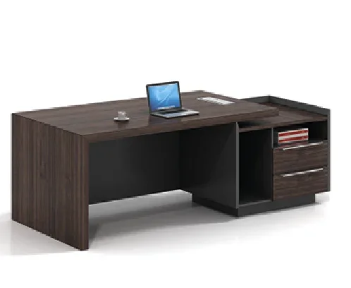 #Modern Work Computer Desk Wooden Office Furniture With Extendable Feature MDF Staff Office Table Panel Wood Style