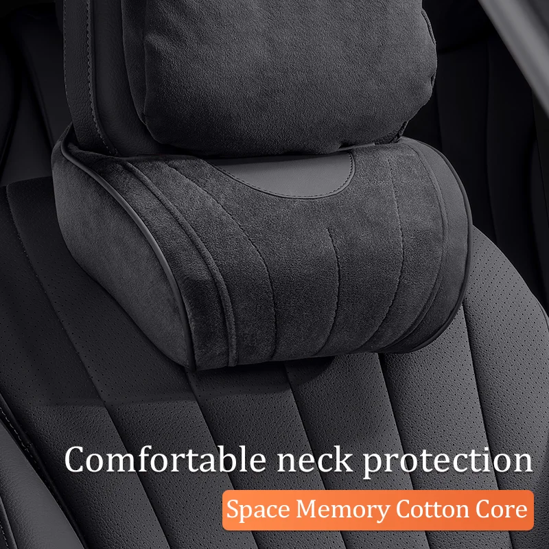 

Car Headrest Memory Cotton Headrest Supplies Car Accessories Seat Class Soft Universal Adjustable Car Pillow Neck Rest Cushion