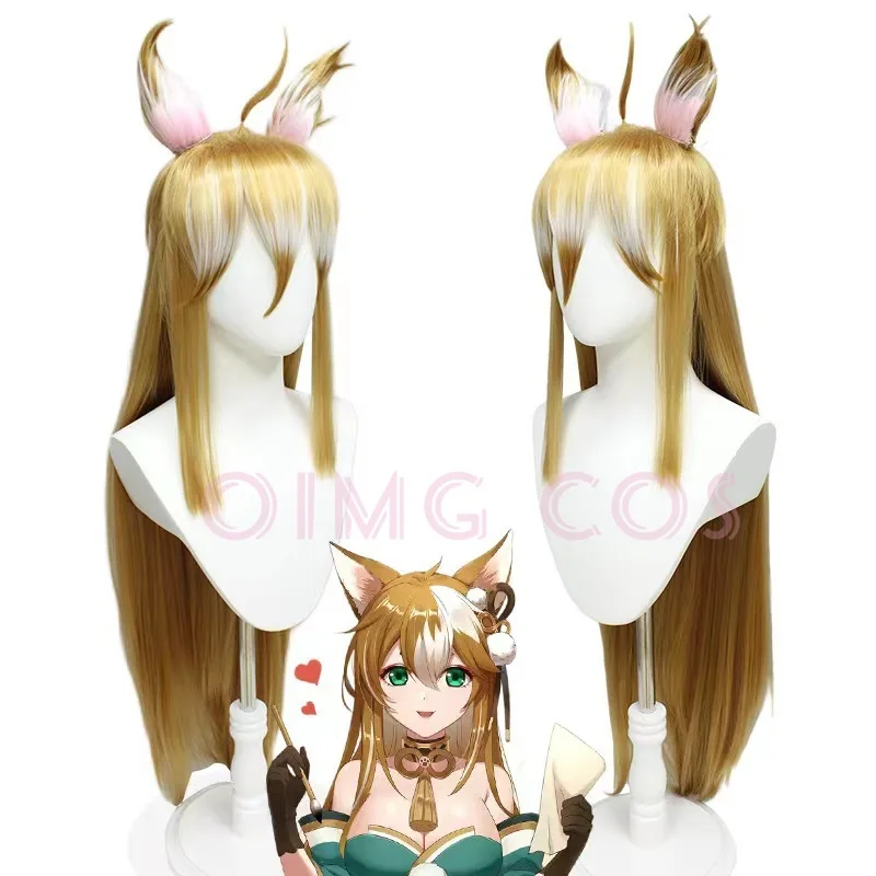 

Genshin Impact Miss Hina Cosplay Wig Anime Halloween Costumes for Women Game