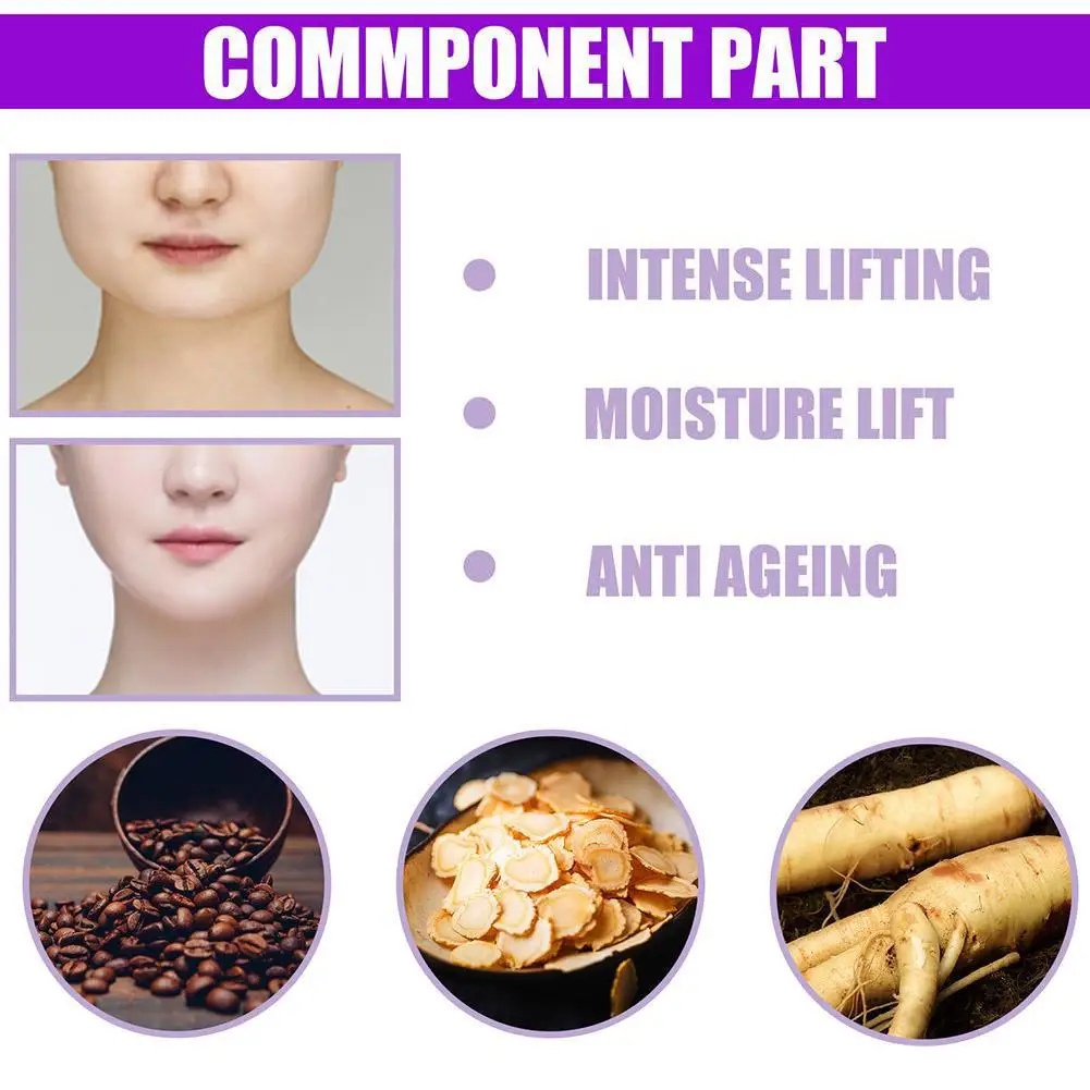 V Shape Lift Cream Moisturizer Nourishing Skin Improve Puffiness S-limming Lifting Improve Masseter Muscle Double Chin Skin Care