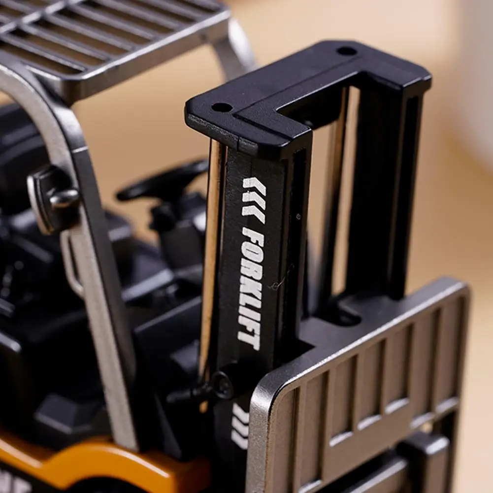 Mini empilhadeira rc 2.4g/app, controle remoto, carrinho de simulação de mesa, presentes, brinquedo compacto, liga móvel, empilhadeira, brinquedos