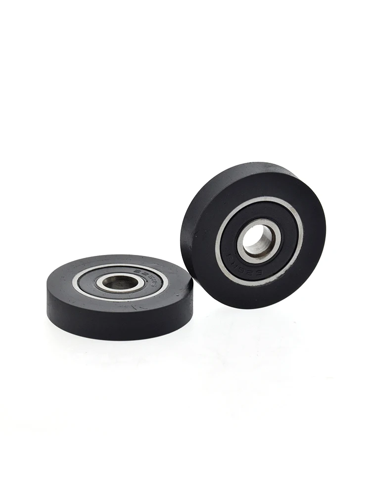 1Pc 6x28x6 nastro trasportatore in gomma coperta attrezzatura per automazione puleggia motrice gomma morbida guida silenziosa whee