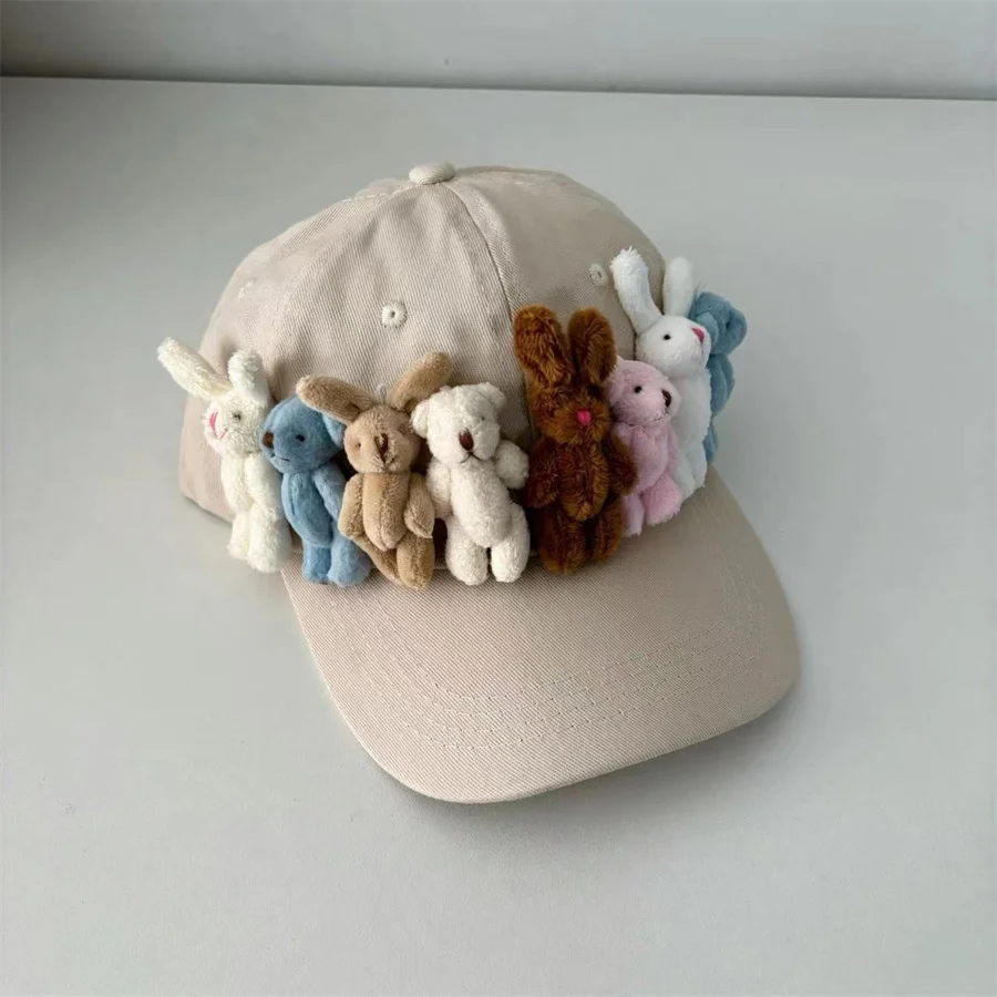 Y Demo Y2k Cute Dolls Animal Rabbit Party Women Baseball Cap Casual Adjustable Hat